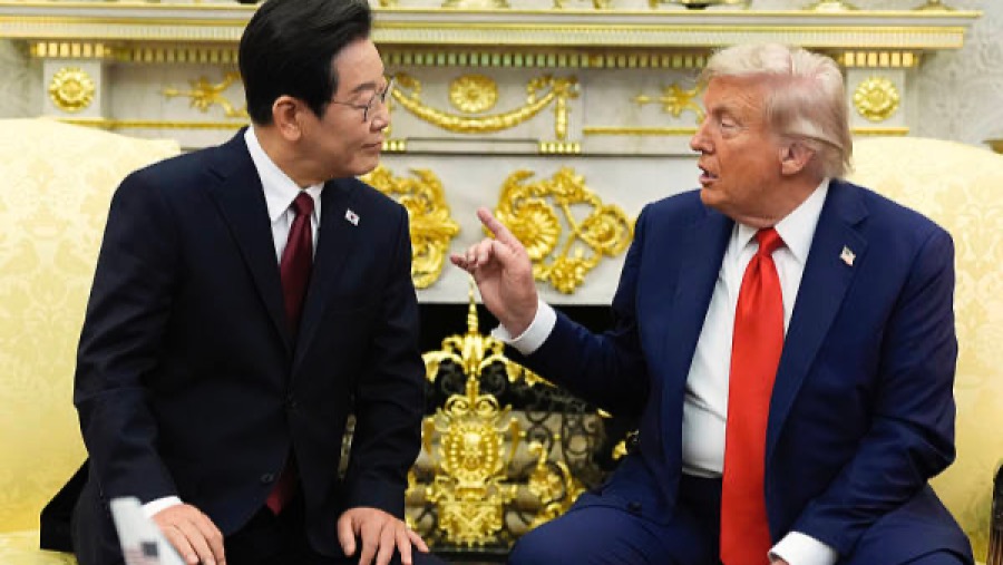 特朗普逼李在明：要麼一起對付中國，要麼割地的封面圖片
