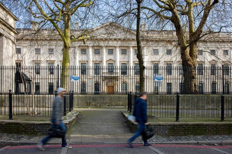 中國駐英國新建大使館預定地皇家鑄幣廠舊址。（資料照片）