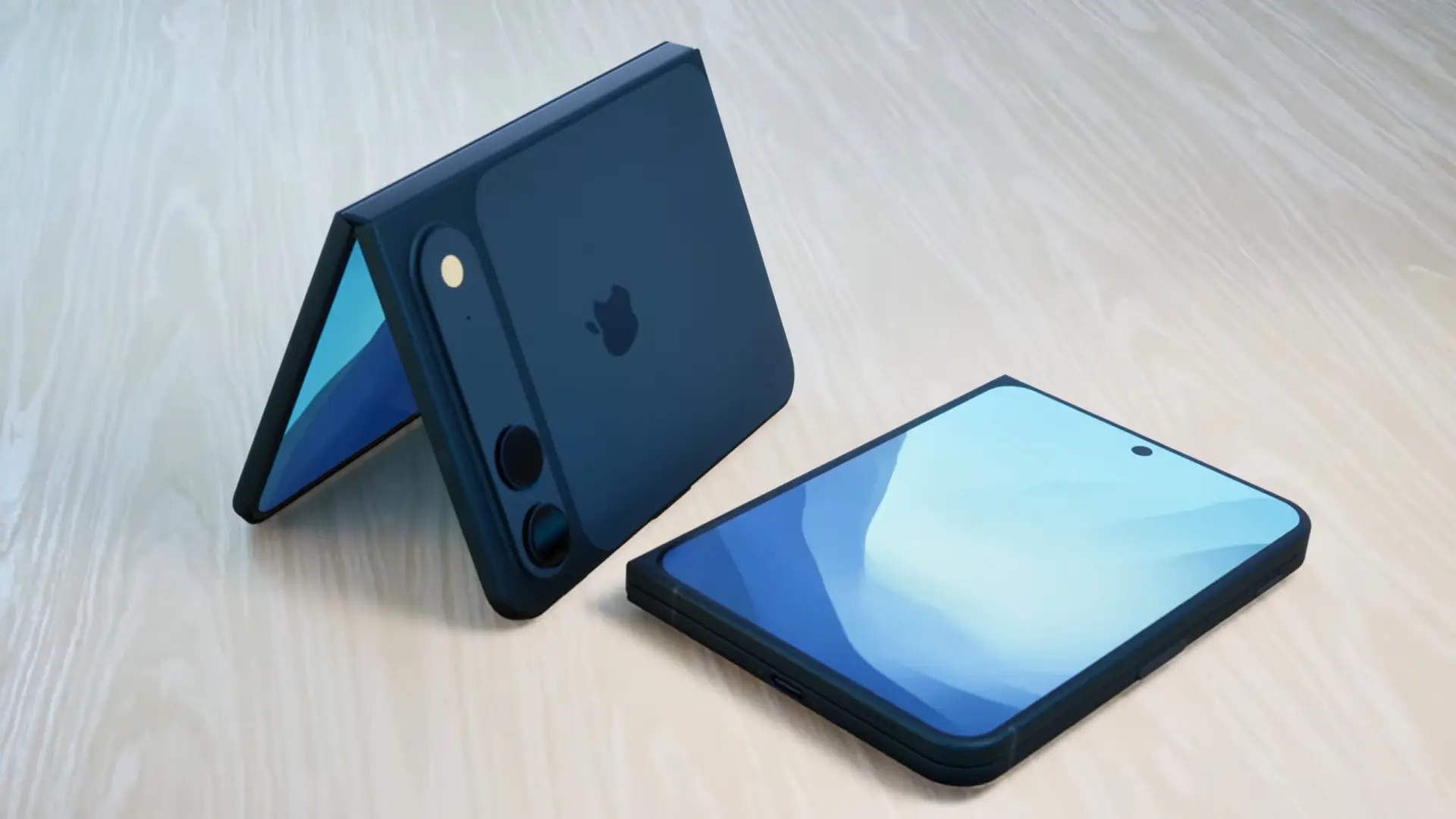 網絡 iPhone Fold 示意圖