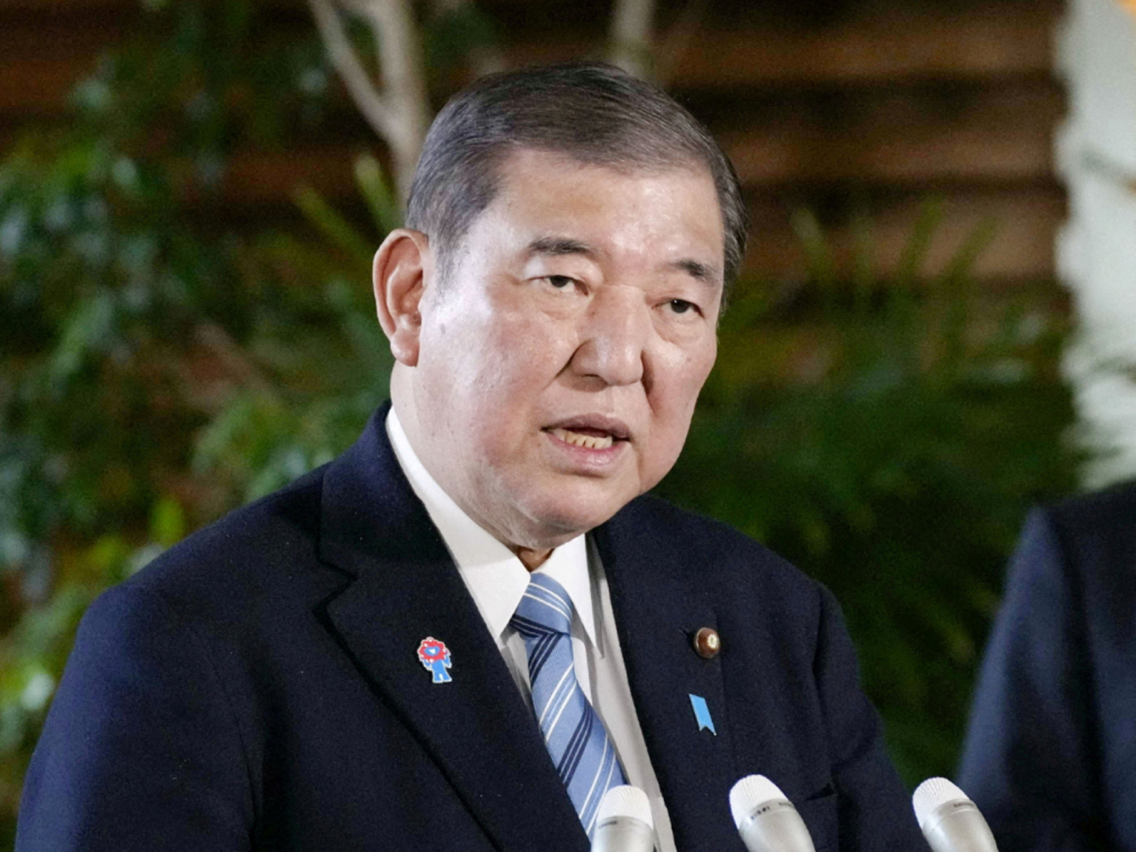 日本首相石破茂（資料圖片）