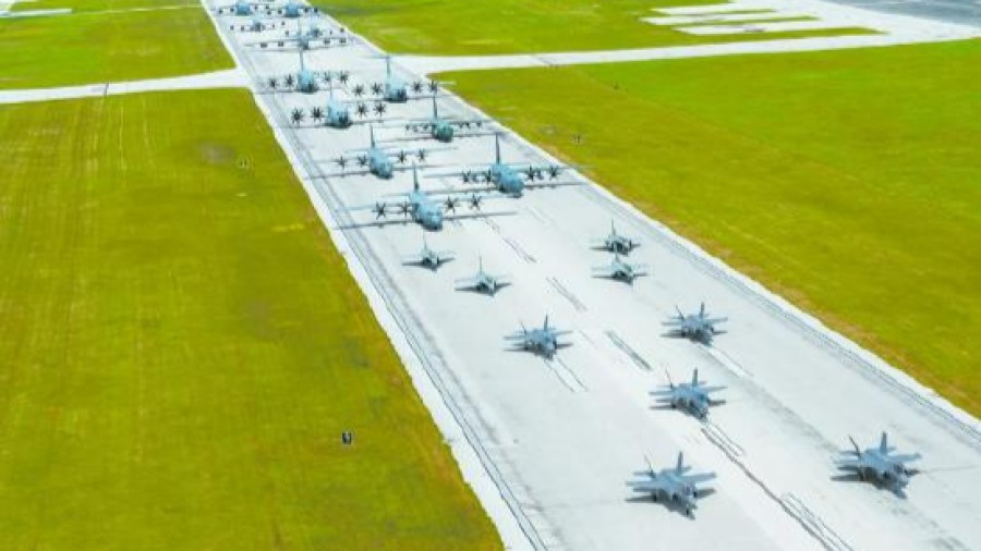 來者不善！美軍西太雙演習出動300戰機的封面圖片