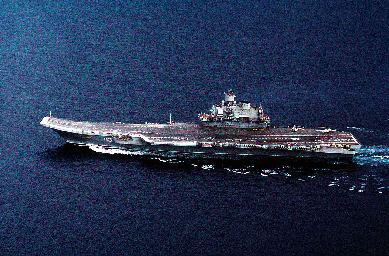 庫茲涅佐夫海軍元帥號航空母艦。(資料圖片)