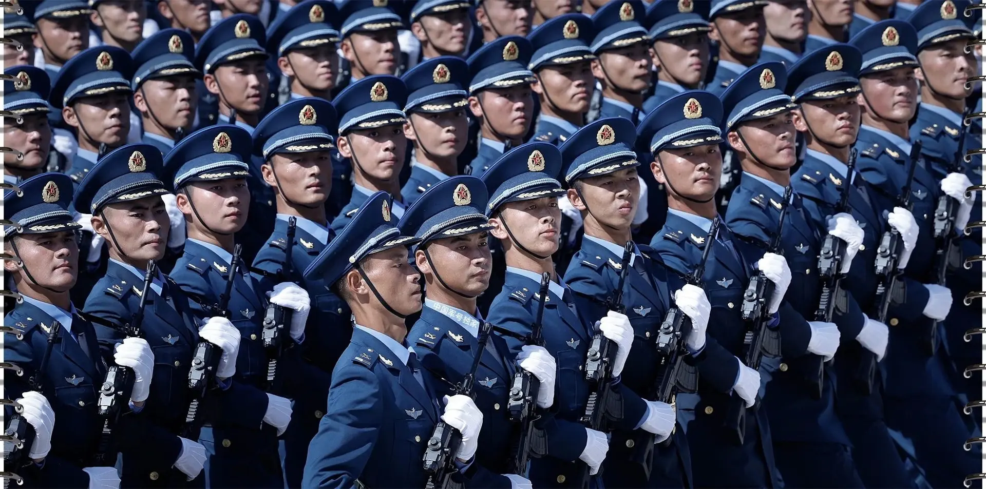 九三閱兵已經完成3次預演。（中國軍號）