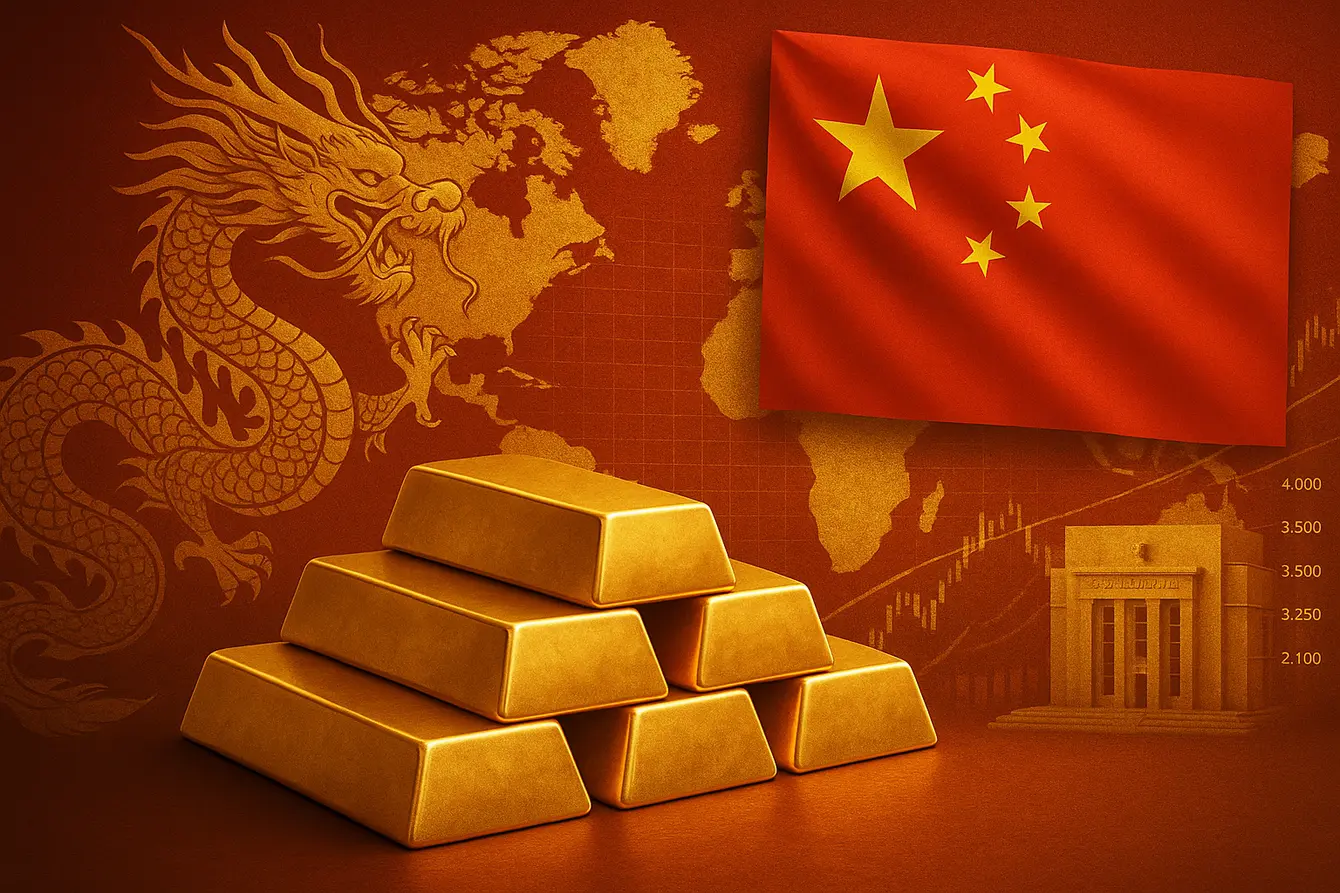值得注意的是，中國已成為實體金條及金幣需求最大的市場，今年第一及第二季需求分別達 124 噸及 115 噸。(圖：網絡翻攝)
