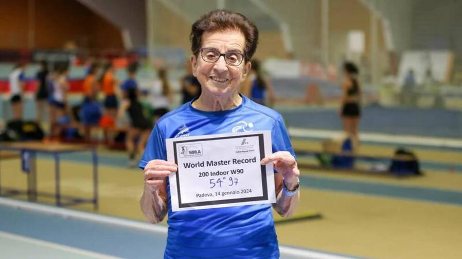 92 歲義大利奶奶刷新短跑紀錄！肌肉年齡竟只有 20 歲？！的封面圖片