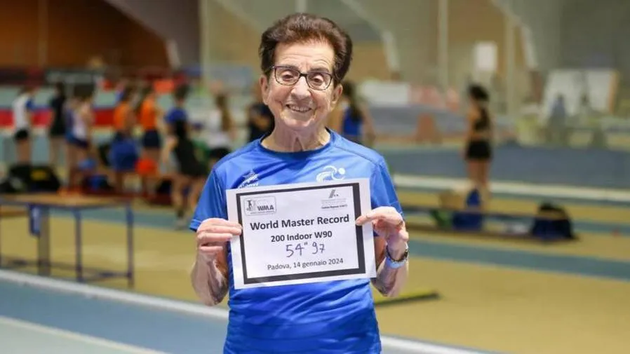 92 歲義大利奶奶刷新短跑紀錄！肌肉年齡竟只有 20 歲？！的封面圖片