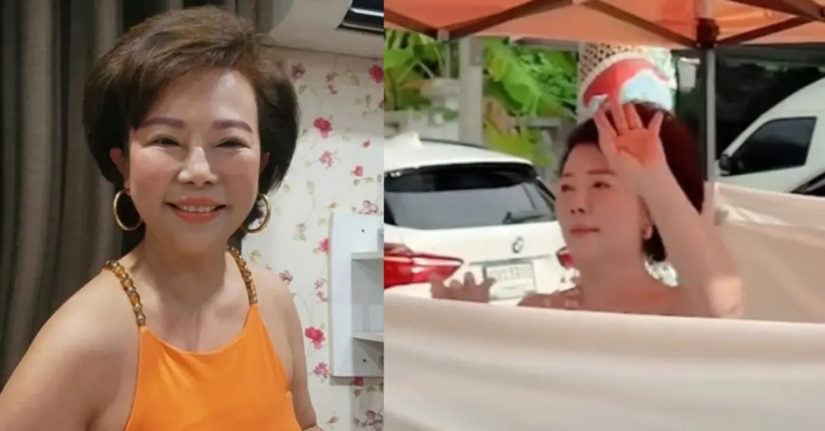 泰國前總理佩通坦（Paetongtarn Shinawatra）因「電話門」遭解職，前議員阿瑪拉特（Amarat Chokepamitkul）兌現6月祈願，赴寺廟裸舞還願，引兩極反應。（來源：Amarat Chokepamitkul@FB）