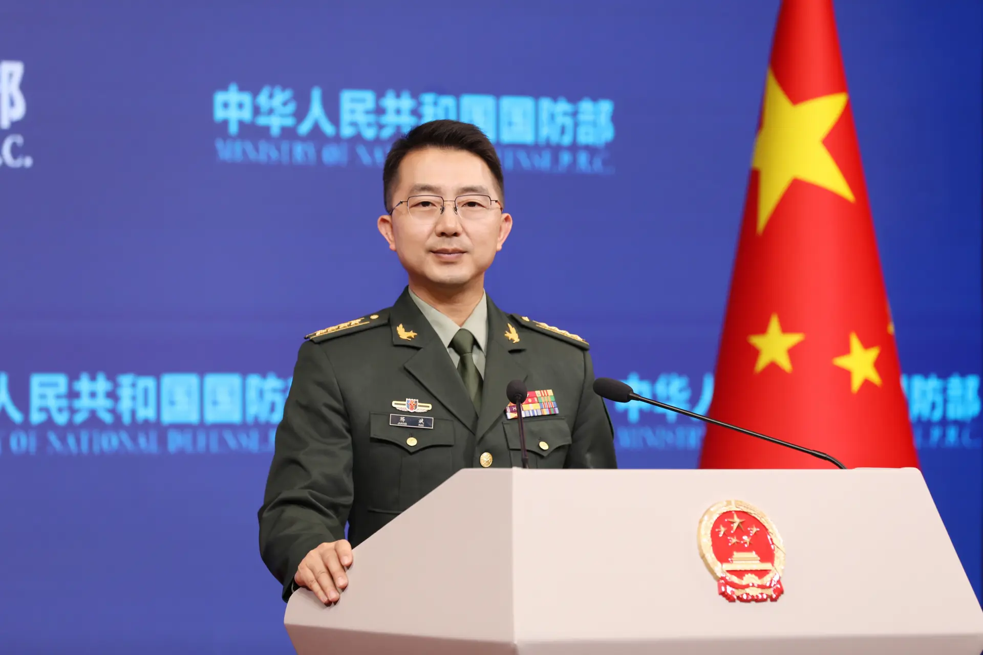 国防部新闻发言人蒋斌大校 (國防部)