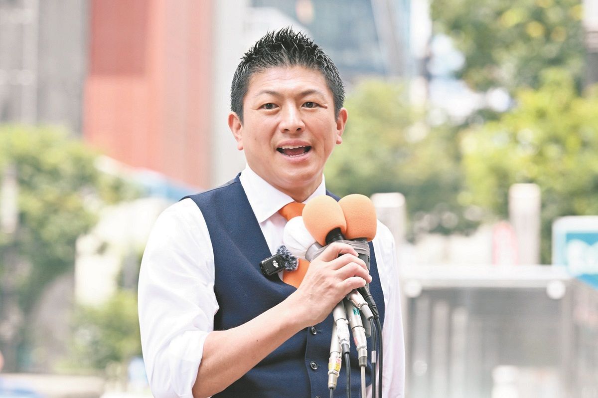 參政黨黨首神谷宗币 (東京新聞)