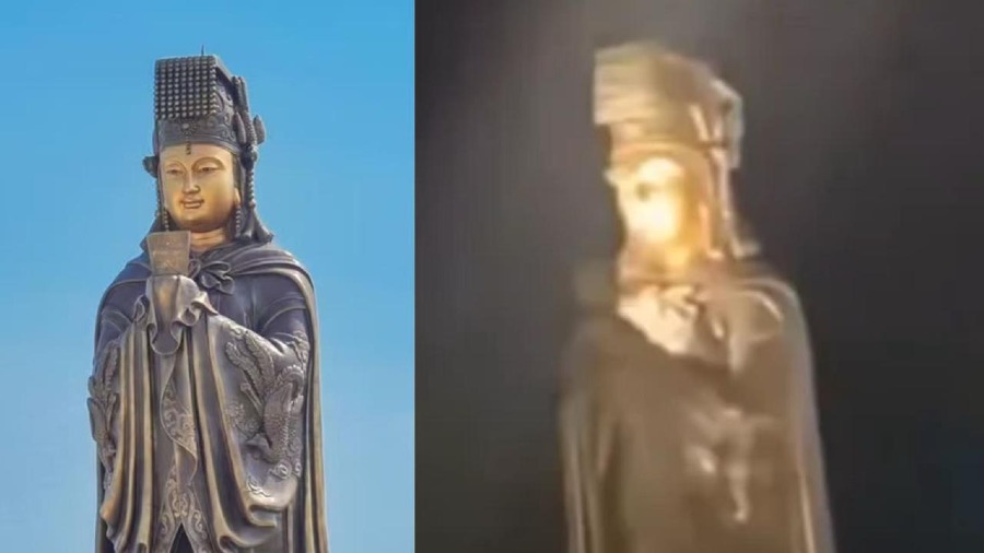 網友驚見澎湖媽祖「低頭玩手機」，真相竟是？的封面圖片