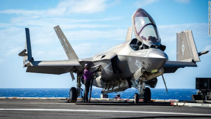 美軍最先進F-35艦載機「集體生鏽」的封面圖片