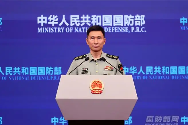 中國國防部新聞發言人張曉剛。（資料圖片）
