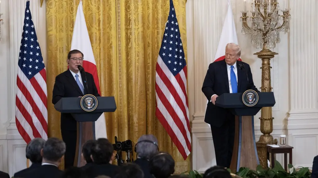 日本首相石破茂2月7日訪問華盛頓，並在白宮與美國總統特朗普。雙方對外聲稱，日方將持續加大對美投資，並加強能源和軍事安全合作。（新華社資料圖片）