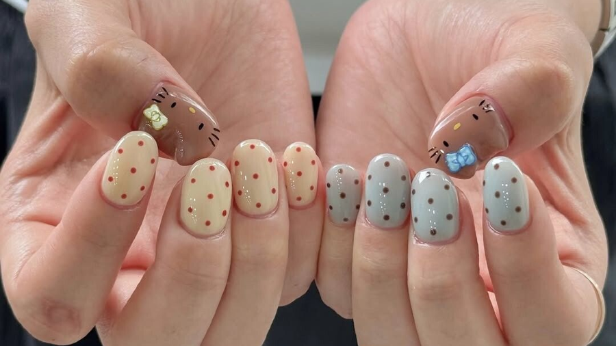韓日IG爆火美甲大集合！Hello Kitty 美甲居然能曬出小麥肌～的封面圖片