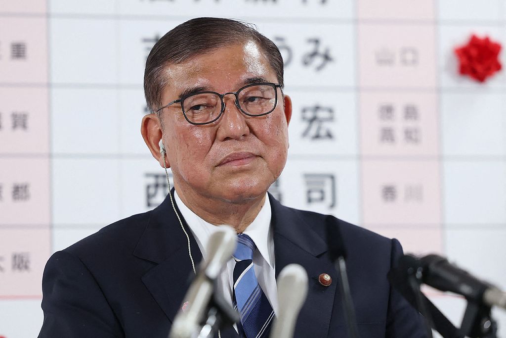 日本首相石破茂向親信透露辭意。(資料圖片)