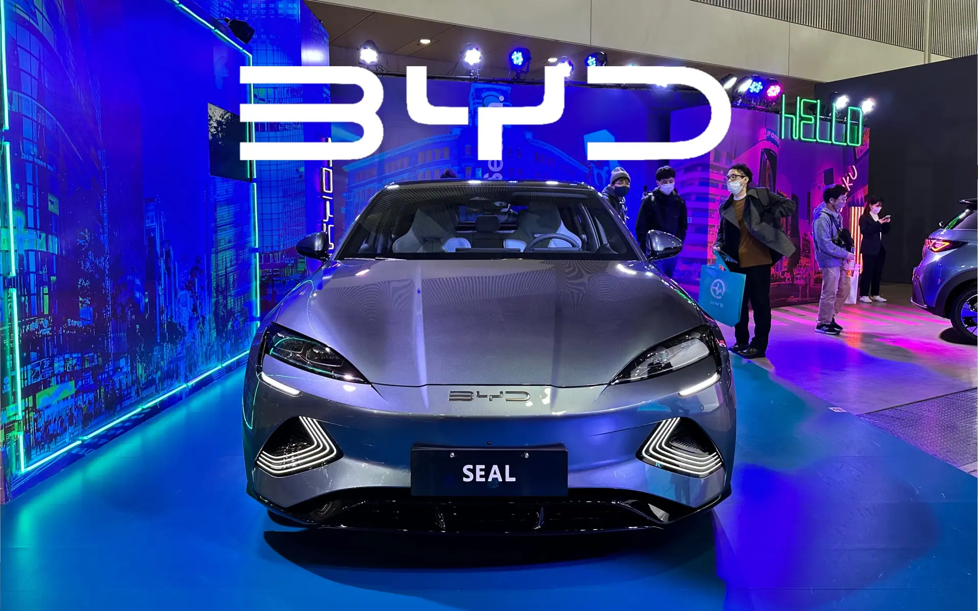 比亞迪車展